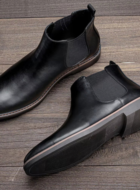 Men's Ankle Boots Western Boot Casual Dress Slip On Chelsea