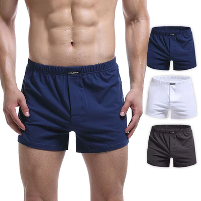 Cotton Loose Men's Underwear Boxer Briefs Comfortable Shorts