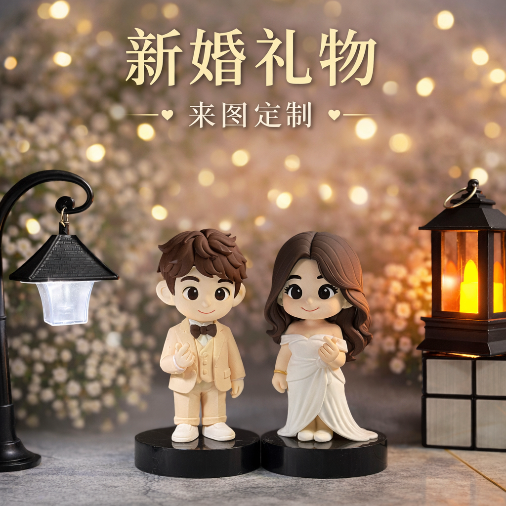 DIY盲盒照片定制Q版公仔礼物