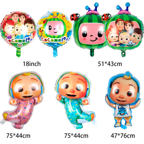 cocomelon太空气球卡通造型宝贝