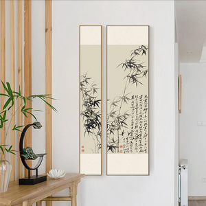 点睛配画客厅玄关现代中式装饰画
