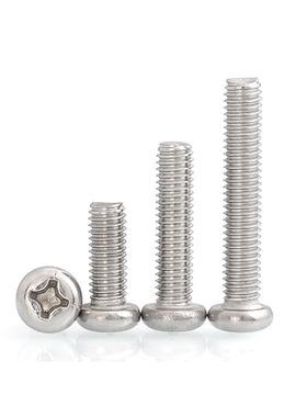 304不锈钢圆头十机牙螺丝钉PMGB818M3m3.5*3/4/5/6/8//10/1214-80