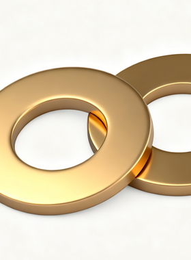 黄铜垫圈 加大平垫片 现货黄色大边介子薄款M2M2.5345-M20