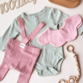 呱呱多巴胺宝宝红色包屁衣新生百天婴儿爬服棉衣服举重裤 套装