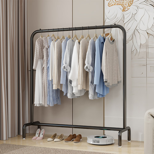 加粗晾衣架单杆式简易挂衣服架子