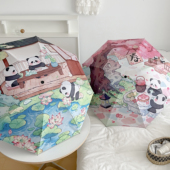 福宝高颜值雨伞晴雨两用女童男孩可爱学生上学专用遮阳伞防紫外线