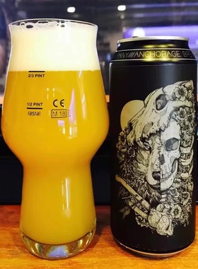 美国安克雷奇双倍浑浊IPA精酿啤酒罐装473ml高浓度原装进口包邮