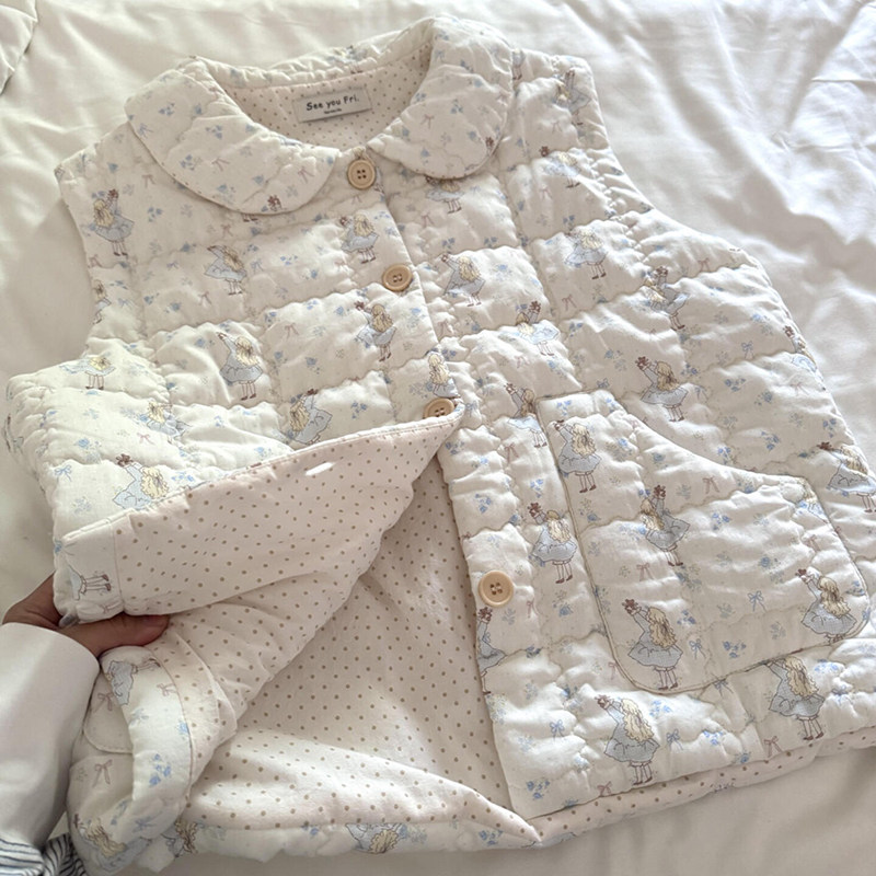 侘町2026新款小熊马甲卡通睡衣冬季空气夹棉保暖可外穿女款家居服,女士内衣/男士内衣/家居服,睡衣/家居服套装,淘宝优惠券,粉丝福利购,淘宝优惠卷