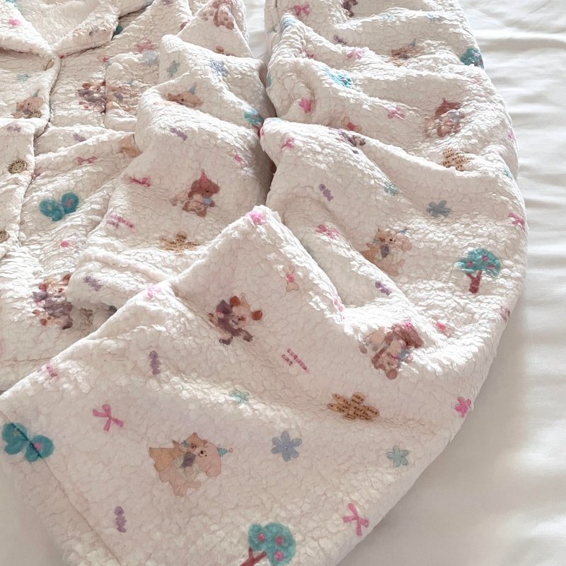 侘町秋冬2025新款小狗猫咪羊羔绒软糯开衫保暖睡衣套装女款可外穿,女士内衣/男士内衣/家居服,睡衣/家居服套装,淘宝优惠券,粉丝福利购,淘宝优惠卷