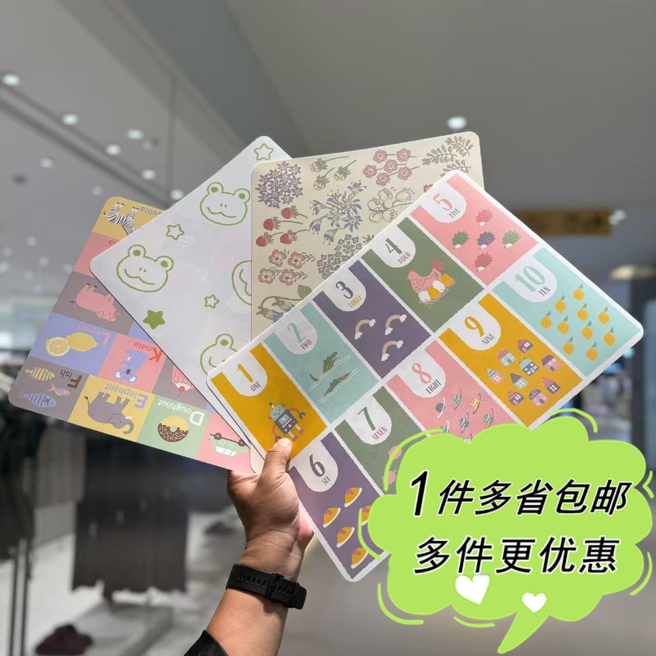 上海宜得利NITORI现代简约PP家居防水防油易清洗西餐桌垫子图片