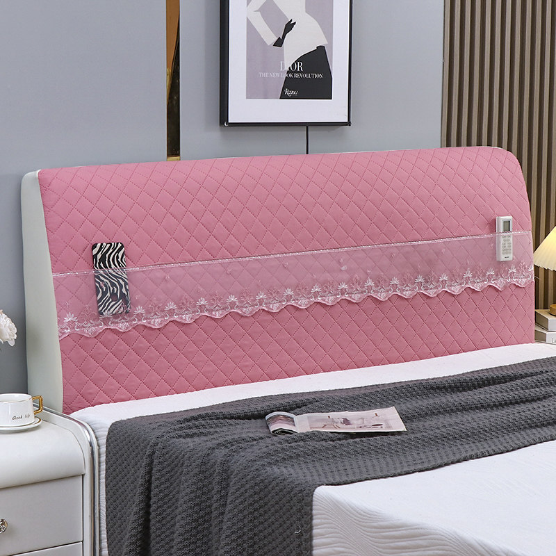 夹棉弹力软包床头套罩实木全包欧式实木长头罩套防撞头靠垫防尘罩,居家布艺,床头罩,淘宝优惠券,粉丝福利购,淘宝优惠卷