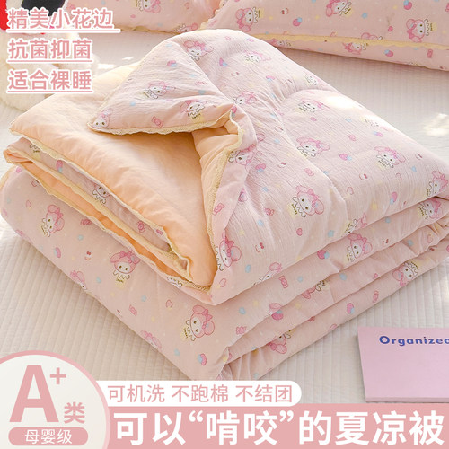 全网低价新款双层纱夏凉空调被