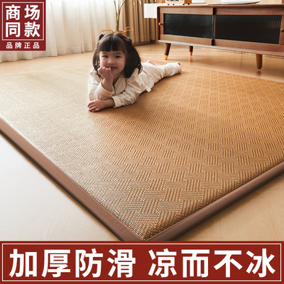 2025新款凉席地垫睡觉打地铺神器榻榻米床垫午睡垫家用席子藤席垫