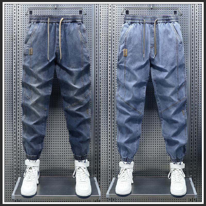 奥派鲨男士牛仔裤新款春