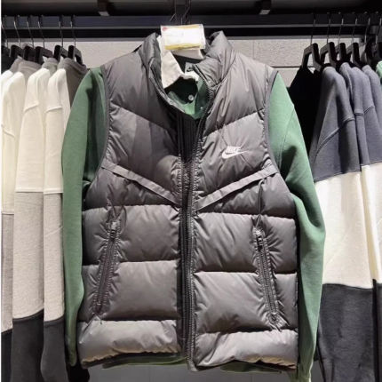 Nike耐克羽绒马甲户外保暖立领外套FB8184 DV1136