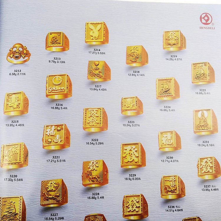 恒得利石膏模具 男女戒指吊坠项链手镯模具 金