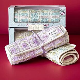 黄金首饰铺盖卷女生便携饰品收纳袋首饰收纳包配饰收纳神器大容量