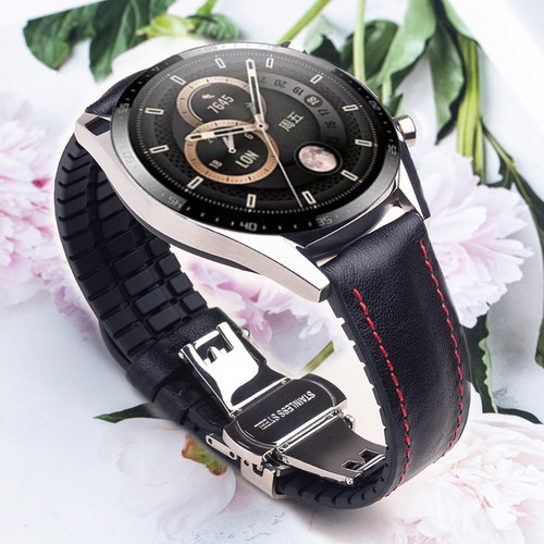 华为watch3真皮蝴蝶扣