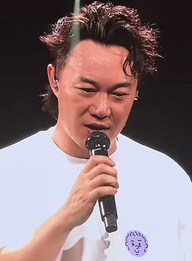 陈奕迅深圳演唱会周边eason应援服宽松紫色男女同款短袖纯棉T恤衫