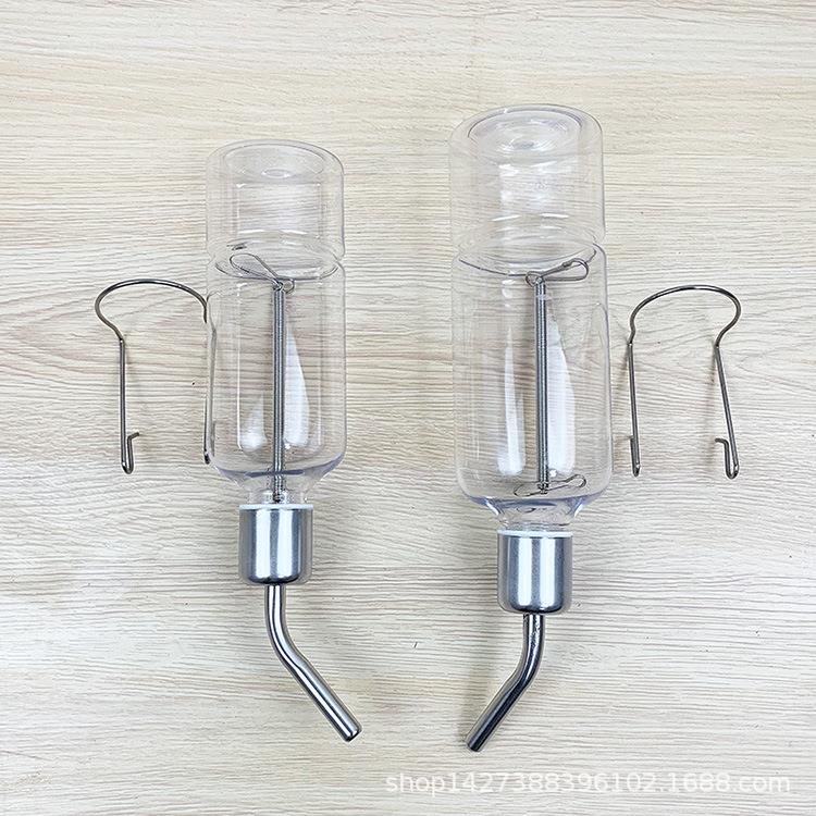 宠物不锈钢滚珠挂式饮水器仓鼠龙猫狗自动喝水器兔子水壶宠物用品