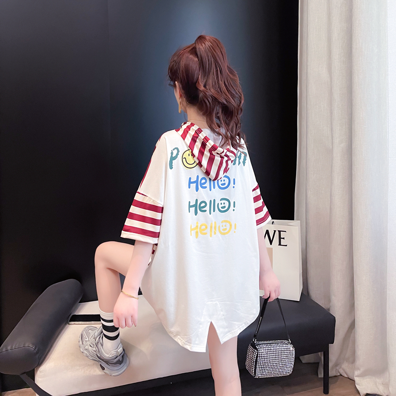 【纯棉不起球遮屁股T恤】