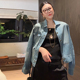 LUNA 外套 衬衫 克制幻美 牛仔水洗褶皱百搭时装