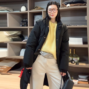 鹅绒大衣 LUNA 过冬长款 鹅绒被 显瘦 黑金