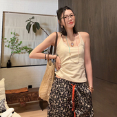 U领修身 LUNA 结构支点 高弹混纺遮副乳背心吊带