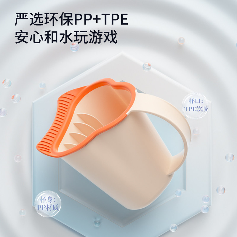 婴儿洗澡家用水勺水瓢儿童沐浴水勺宝宝洗头勺子儿童洗发杯洗头杯
