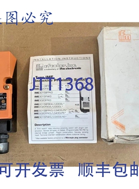 原装供应IFM 电子电感式传感器 IM0013 IME2020-FBOA/NPT 20-250V