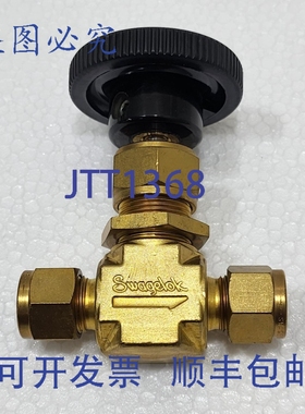 原装供应SWALOK B-1RS6 一体式阀盖针阀 0.73Cv，3/8