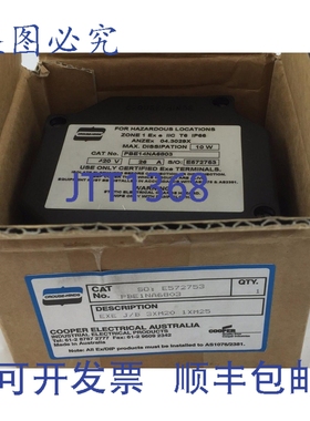 原装供应Crouse-Hinds 接线盒插座 J/B EX E 3XM20 1XM25 26A 420
