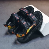 Детские сандалии для мальчиков, летняя пляжная обувь, коллекция 2022, в корейском стиле, подходит для подростков