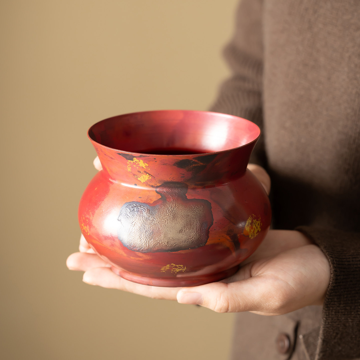 复古大号紫铜凹凸锤纹茶洗水盂建水笔洗茶渣缸茶道配件茶具配件,餐饮具,茶道/零配,淘宝优惠券,粉丝福利购,淘宝优惠卷