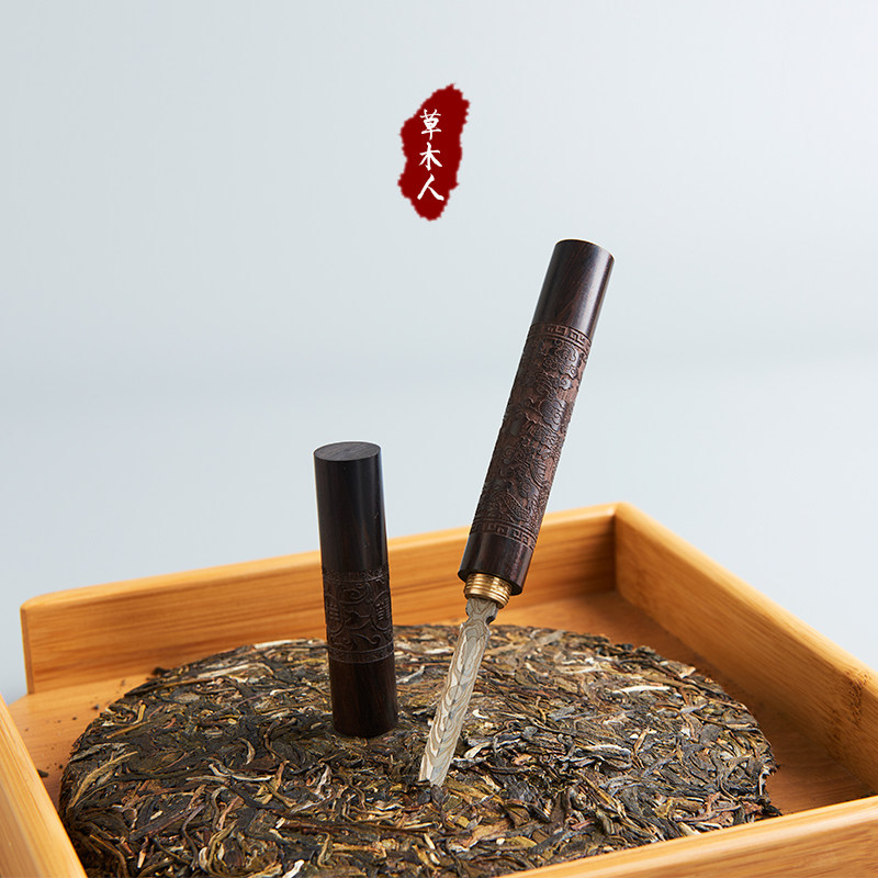 440C大马士革花纹钢茶刀茶针茶锥不锈钢普洱黑茶开茶刀茶具配件在类目 餐饮具, 茶具, 茶道/零配中 - 来自Buy2taobao.com提供专业的淘宝代购服务