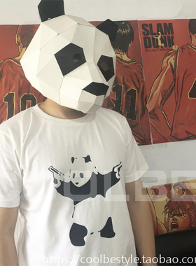 文艺涂鸦教父Banksy班克西小女孩爱心熊猫t恤青年男女短袖半袖