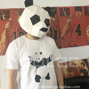 文艺涂鸦教父Banksy班克西小女孩爱心熊猫t恤青年男女短袖半袖