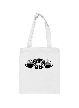 美剧帆布袋老友记friends单肩帆布包女环保休闲手提装书购物帆布