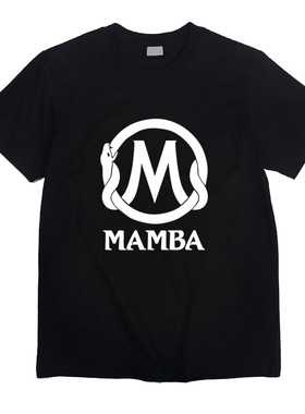 科比布莱恩特黑曼巴纪念短袖T恤kobe bryant老大男女衣服