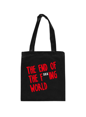 FXXXING去他妈的世界帆布袋单肩帆布包女环保电影手提购物帆布包