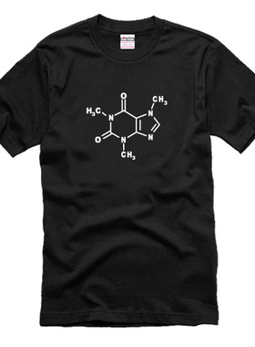 谢耳朵T恤咖啡因分子美剧T恤 Leonard男女士情侣装短袖t恤