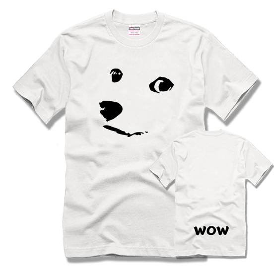 短袖T恤精神污染柴犬动漫周边