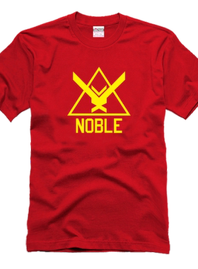 光晕 光环T恤HALO TEAM NOBLE 小队 致远星 Reach 游戏 短袖 T恤