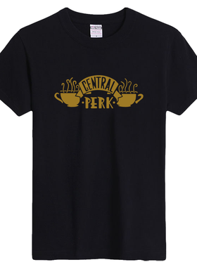 老友记t恤六人行短袖美剧周边男女情侣装圆领T恤半袖打底衫