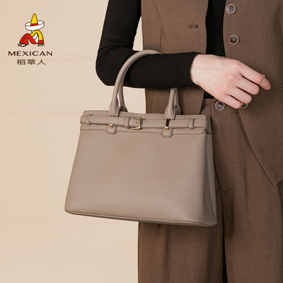 稻草人包包2025新款女包高级感时尚百搭妈妈包质感手提斜挎大包女