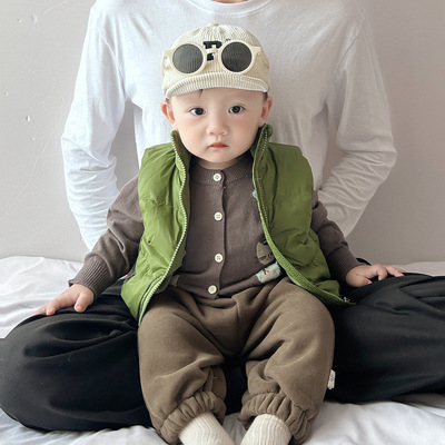 男宝洋气穿搭冬季羽绒马甲