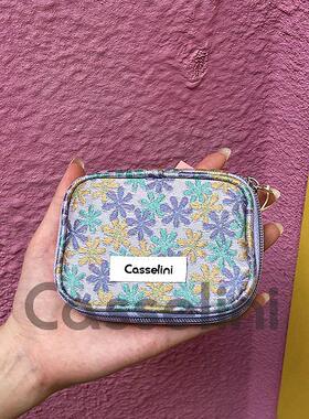 Casselini花间刺绣新款小众设计师爆款首饰包收纳盒小众原创女