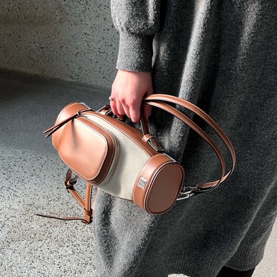 Myapartment斜挎包牛皮编织通勤