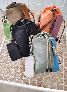 casselini新款山系小众轻便斜挎包女手机包尼龙防水户外运动休闲