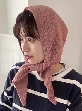 casselini秋冬高级感巴拉克拉法帽细闪针织帽子女款小众保暖护耳